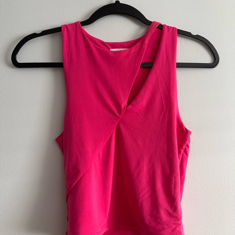 Vibrant Pink Sleeveless Top
